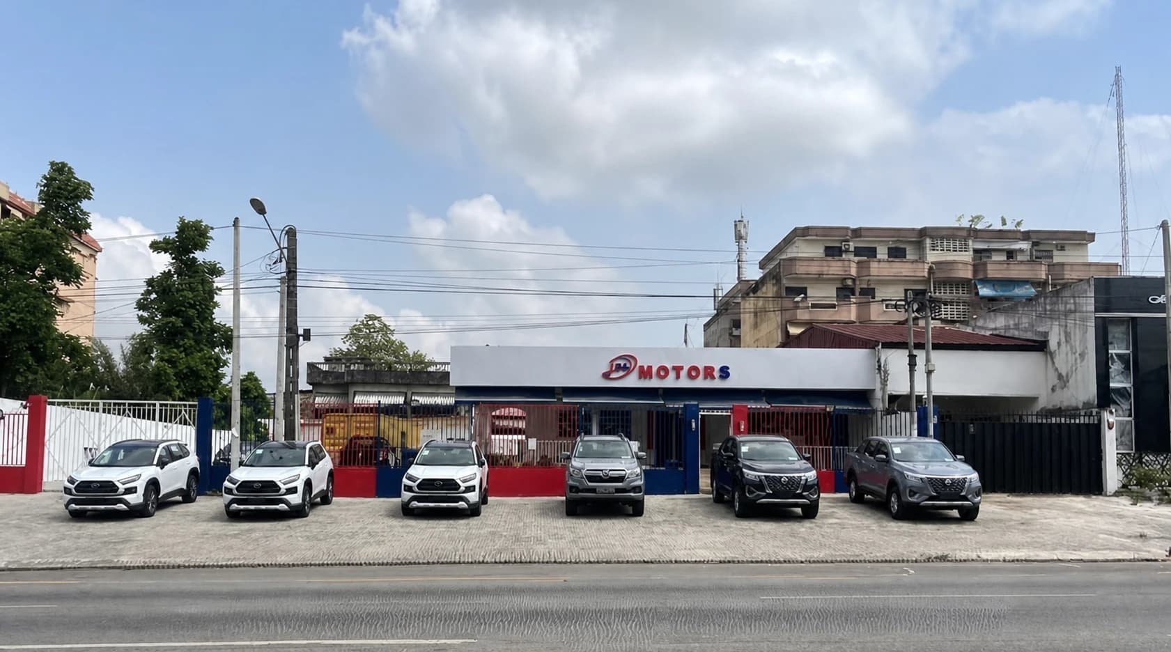 Abidjan DG MOTORS storefront