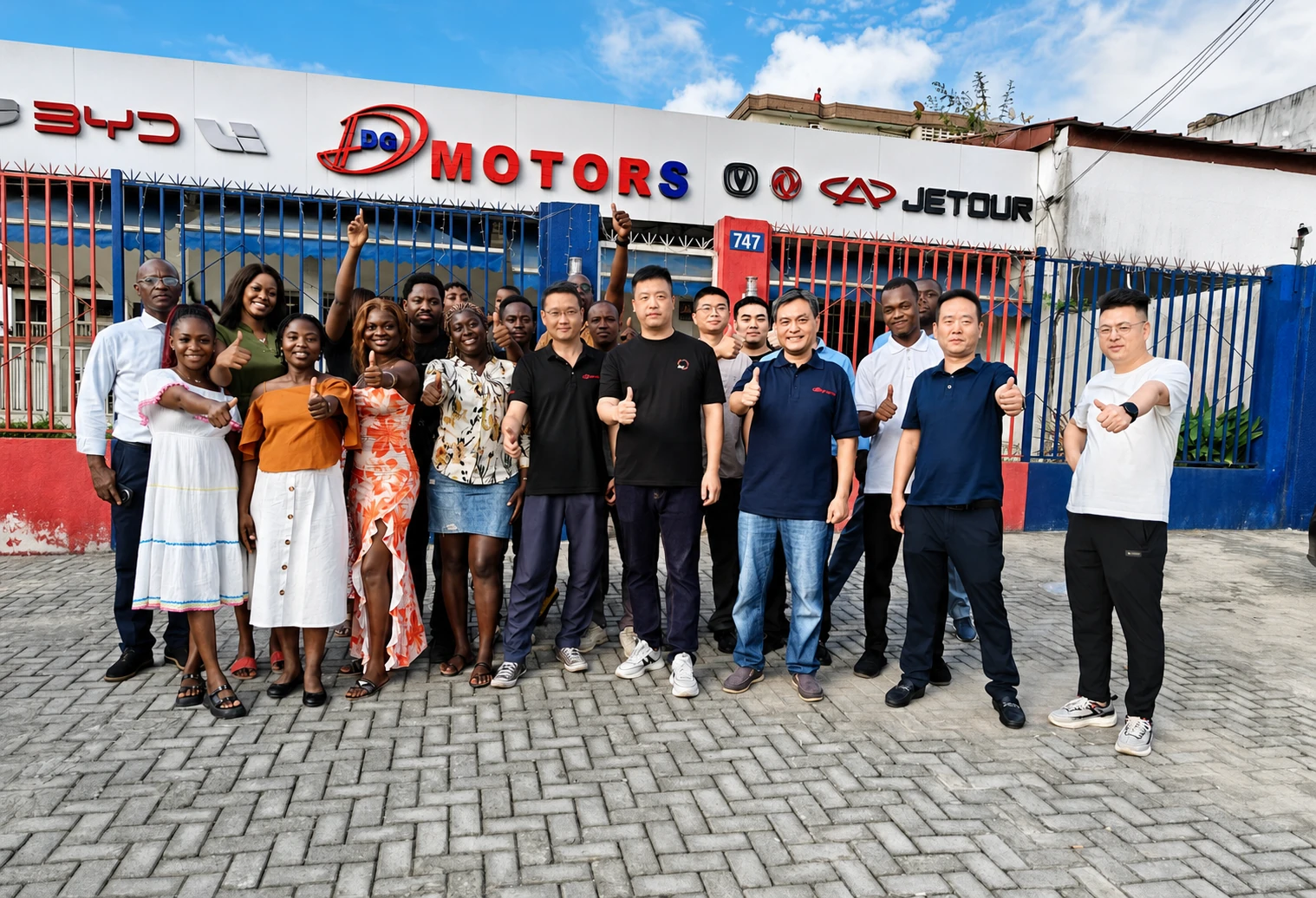 Abidjan DG MOTORS team